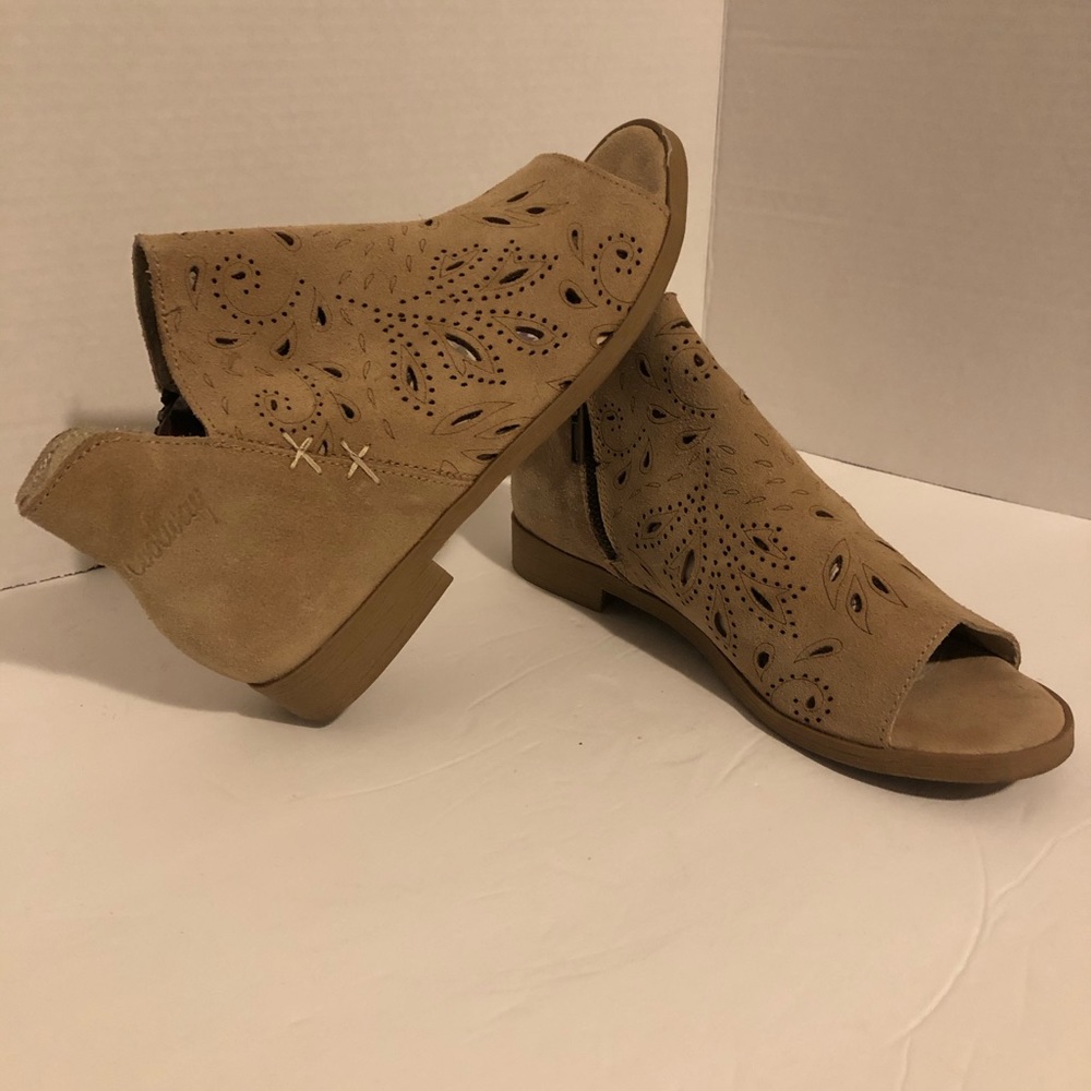 Coolway booties with peek a boo toes